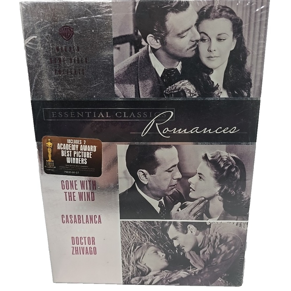 Essential Classic Romances 3 (DVD) Gone with the Wind Casablanca Dr. Zhivago